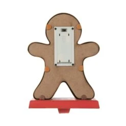 Glitzhome® 7.25'' Marquee LED Gingerbread Man Christmas Stocking Holder -Northlight Sale Store D652343S 8
