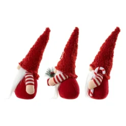Glitzhome® JOY Christmas Gnome Fabric Décor, 3ct. 16 Glitzhome® JOY Christmas Gnome Fabric Décor, 3ct. -Northlight Sale Store D652348S 7