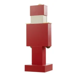 Glitzhome® 17.25'' Wooden Christmas Nutcracker Countdown Calendar Décor With Drawer -Northlight Sale Store D652349S 6