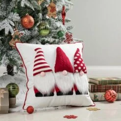Glitzhome® 3D Heavy Knitted Gnome Pillow -Northlight Sale Store D652357S 2