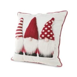 Glitzhome® 3D Heavy Knitted Gnome Pillow -Northlight Sale Store D652357S 5