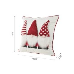 Glitzhome® 3D Heavy Knitted Gnome Pillow -Northlight Sale Store D652357S 7