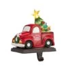 Red Truck Illuminated Stocking Hanger
