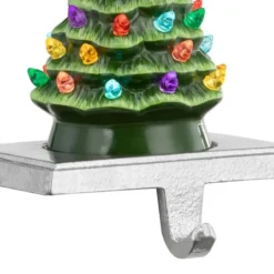 Green Tree Illuminated Stocking Hanger -Northlight Sale Store D657834S 4