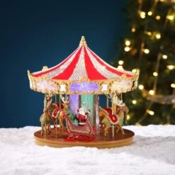 12" Swarovski® LED Holiday Carousel -Northlight Sale Store D657848S 4