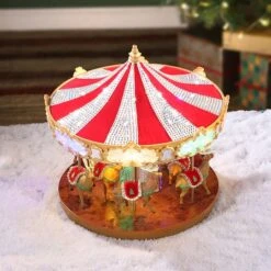 12" Swarovski® LED Holiday Carousel -Northlight Sale Store D657848S 6