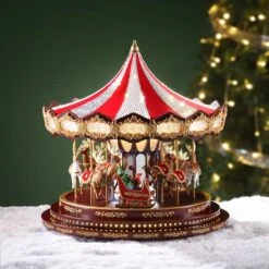 17" Swarovski® LED Grand Carousel 8 17" Swarovski® LED Grand Carousel -Northlight Sale Store D657851S 6