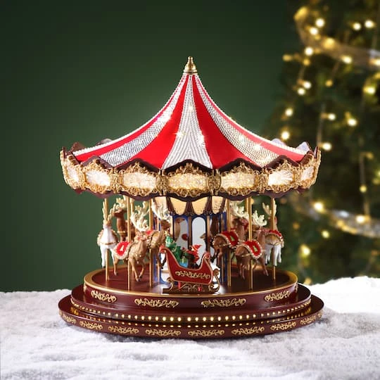 17" Swarovski® LED Grand Carousel 3 17" Swarovski® LED Grand Carousel - Image 3