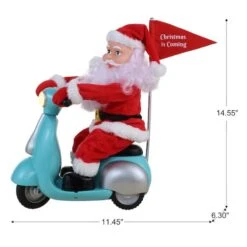 14.5" Scootin' Santa 12 14.5" Scootin' Santa -Northlight Sale Store D657864S 5