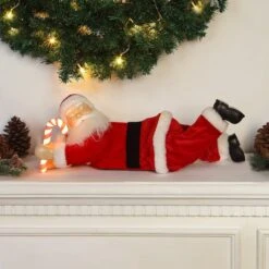 19.5" Lighted Sleeping Santa -Northlight Sale Store D657868S 3