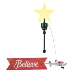 Santa's Biplane Animated Tree Topper With Banner 7 Santa's Biplane Animated Tree Topper With Banner -Northlight Sale Store D657883S 2