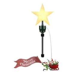 Elves In Sleigh Animated Tree Topper -Northlight Sale Store D657886S 2