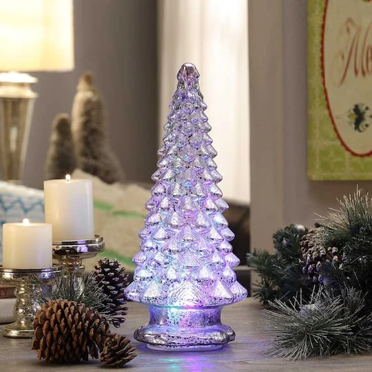 16" Illuminated Kaleidoscope Tree Tabletop Accent 4 16" Illuminated Kaleidoscope Tree Tabletop Accent - Image 4