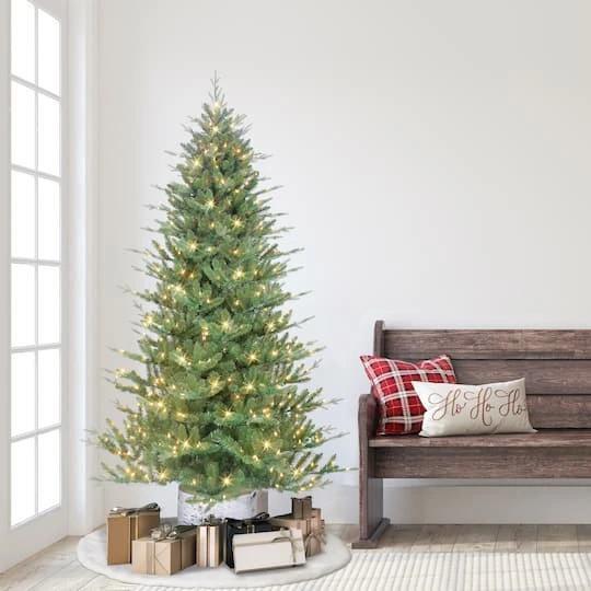 6.5ft. Pre-Lit Potted Pine Artificial Christmas Tree 4 6.5ft. Pre-Lit Potted Pine Artificial Christmas Tree - Image 4