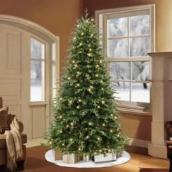 7.5ft. Pre-Lit Galveston Fir Artificial Christmas Tree, Clear Lights -Northlight Sale Store D659609S 3