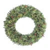 6ft. Pre-Lit LED Rocky Mountain Spruce Wreath