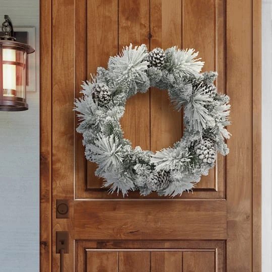 24" Berkshire Spruce Wreath 5 24" Berkshire Spruce Wreath - Image 5