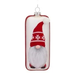 Melrose 12ct. 6" Gnome Glass Ornaments -Northlight Sale Store D660802S 3