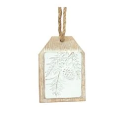 Melrose 6ct. 7" Pine Branch Tag Ornaments -Northlight Sale Store D660806S 3
