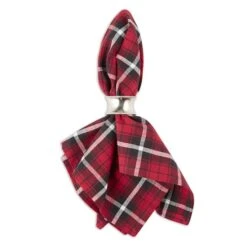 DII® Glad Tidings Plaid Napkin Set, 6ct. 8 DII® Glad Tidings Plaid Napkin Set, 6ct. -Northlight Sale Store D662318S 2