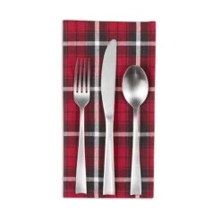 DII® Glad Tidings Plaid Napkin Set, 6ct. 9 DII® Glad Tidings Plaid Napkin Set, 6ct. -Northlight Sale Store D662318S 3