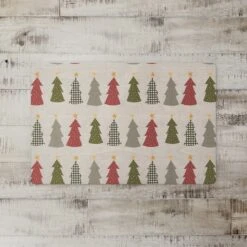 Cream Tree Pattern Floor Mat -Northlight Sale Store D662406S 2