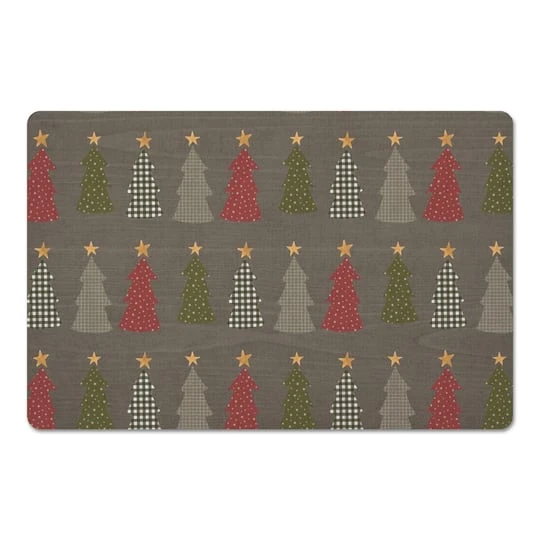 Gray Tree Pattern Floor Mat 1 Gray Tree Pattern Floor Mat