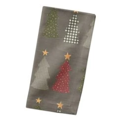 Gray Tree Pattern Cotton Twill Napkin -Northlight Sale Store D662422S 2