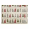 Cream Tree Pattern Cotton Twill Placemat