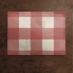 Red Buffalo Check Cotton Twill Placemat -Northlight Sale Store D662455S 2