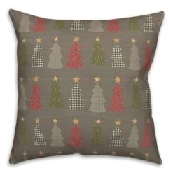 Gray Tree Pattern Throw Pillow 6 Gray Tree Pattern Throw Pillow -Northlight Sale Store D662504S 2