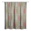 Gray Tree Pattern Shower Curtain