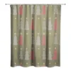 Green Tree Pattern Shower Curtain
