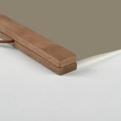 Taupe Tis The Season Hanging Canvas In Teak Frame -Northlight Sale Store D662562S 2