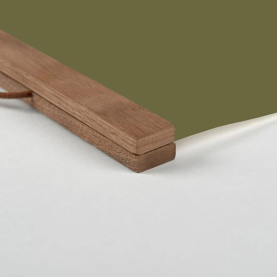 Green Tis The Season Hanging Canvas In Teak Frame 3 Green Tis The Season Hanging Canvas In Teak Frame - Image 3