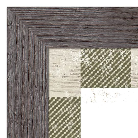 Green Buffalo Check Holiday Phrases Print In Western Gray Frame 3 Green Buffalo Check Holiday Phrases Print In Western Gray Frame - Image 3