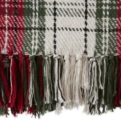 DII® Christmas Plaid Recycled Cotton Throw 9 DII® Christmas Plaid Recycled Cotton Throw -Northlight Sale Store D663089S 3