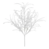 Melrose White Glitter Bush, 6ct.