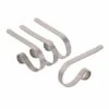 Original MantleClip® Glimmer Silver Stocking Holders, 4ct.