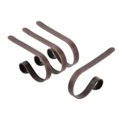 Original MantleClip® Weathered Oil-Rubbed Bronze Stocking Holders, 4ct.