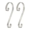 Haute Decor Stocking Scrolls® Glimmer Silver Stocking Holders, 2ct.