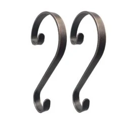 Haute Decor Stocking Scrolls® Weathered Bronze Stocking Holders, 2ct.