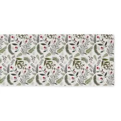 DII® 72" Holiday Sprigs Printed Table Runner -Northlight Sale Store D666769S 2