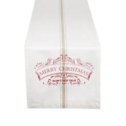 DII® 108" Merry Christmas Printed Table Runner