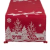 DII® 70" Santa's Sleigh Embroidered Table Runner