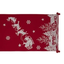 DII® 70" Santa's Sleigh Embroidered Table Runner -Northlight Sale Store D666773S 2