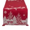 DII® 108" Santa's Sleigh Embroidered Table Runner