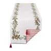 DII® 72" Heritage Holiday Sprigs Reversible Embellished Table Runner