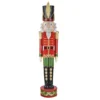 Haute Decor 4ft. Red & Green Christmas Nutcracker