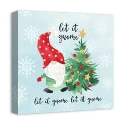 Let It Gnome Canvas Wall Art -Northlight Sale Store D673231S 2